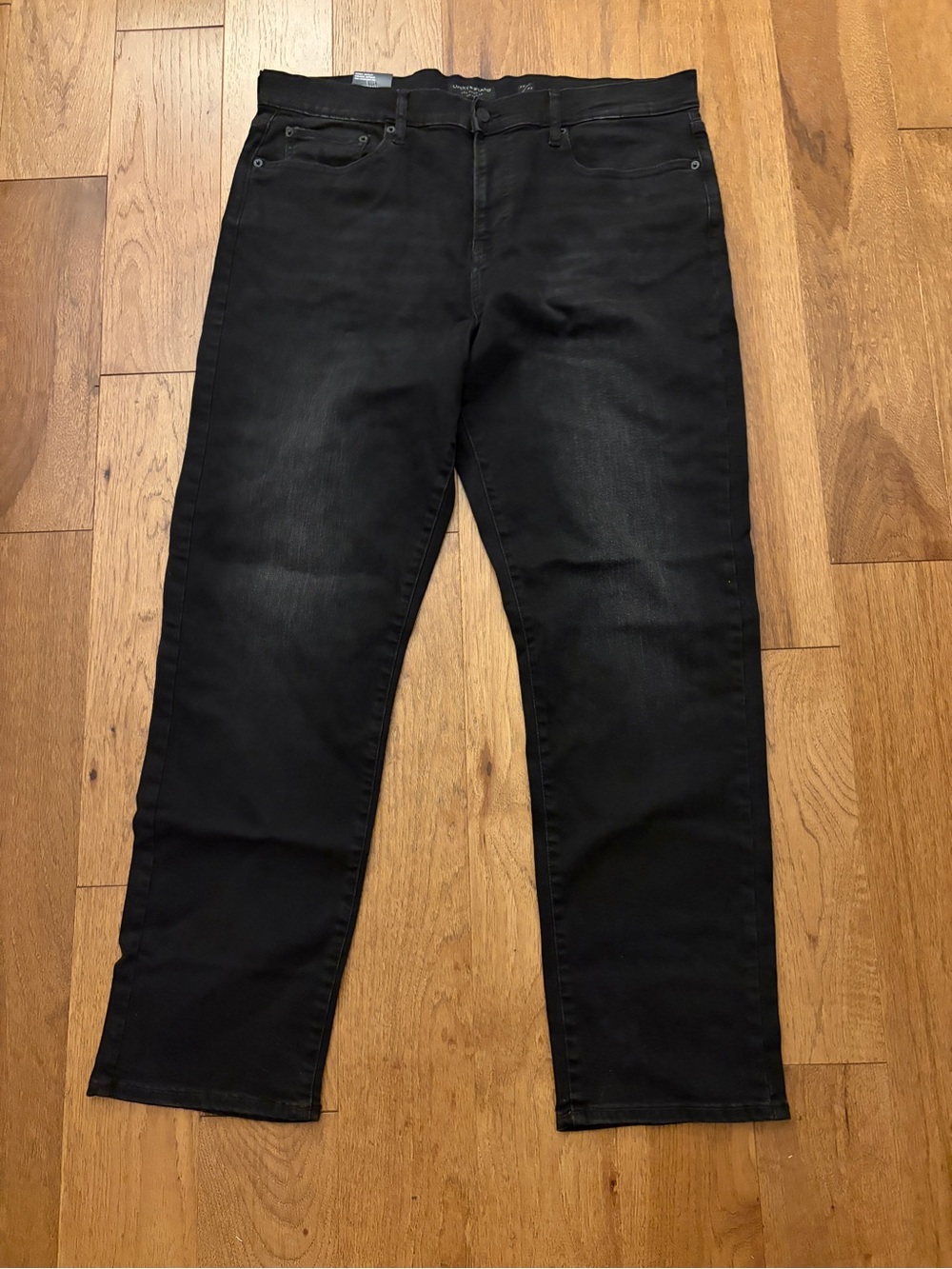 NWT Lucky Brand 221 Straight Fit Jeans Men’s 38x32 Black Stretch Denim